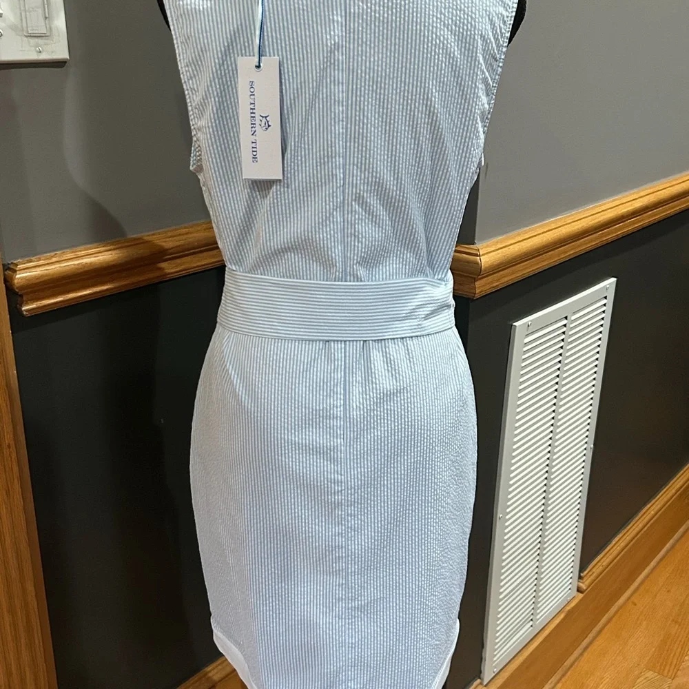Southern Tide Blue and White Summer Dress - Picture 4 of 5